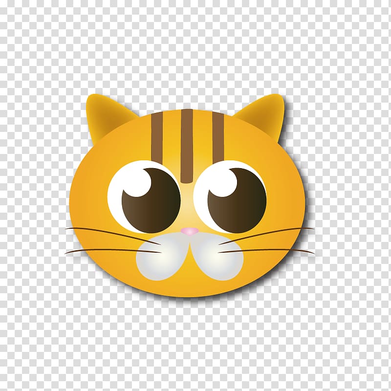 Cat head transparent background PNG clipart