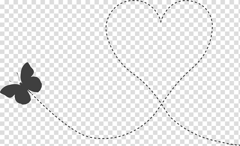 Love Valentine's Day, butterfly black and white transparent background PNG clipart