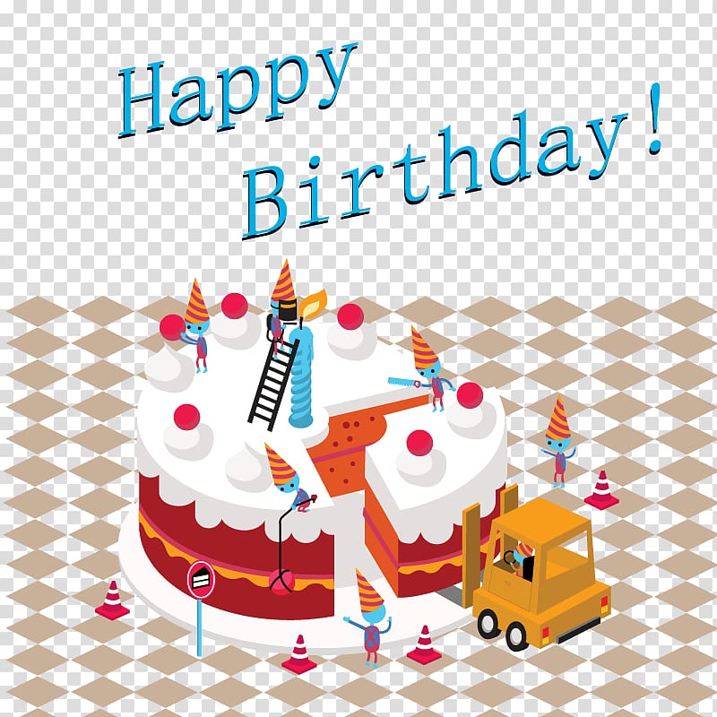 Birthday cake Happy Birthday to You, happy birthday transparent background PNG clipart