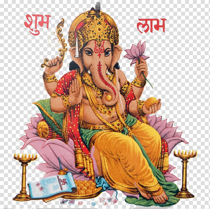 Ganesha illustration, Shiva Krishna Ganesha Kali Deity, Illustration of God transparent background PNG clipart