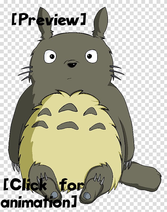 Digital art Pixel art Animated film Drawing , catbus totoro transparent background PNG clipart