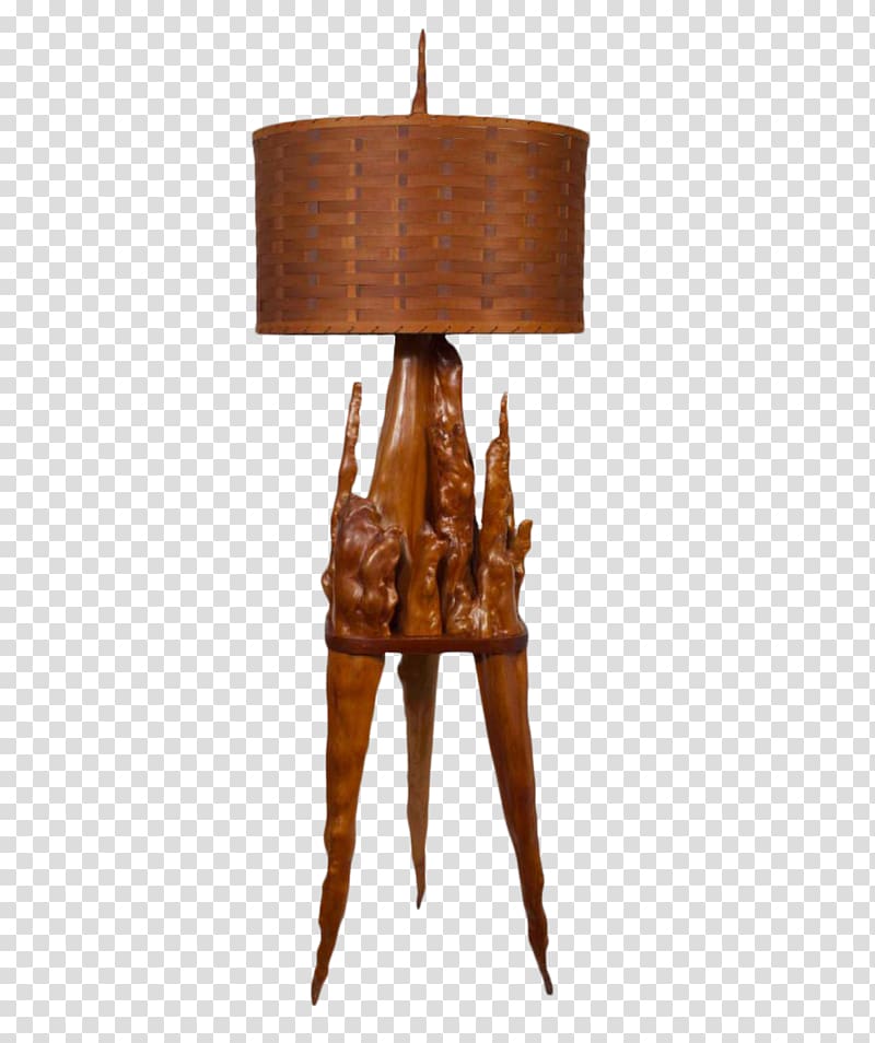 Light fixture Cypress knee Table Lighting, cypress knee lamps transparent background PNG clipart