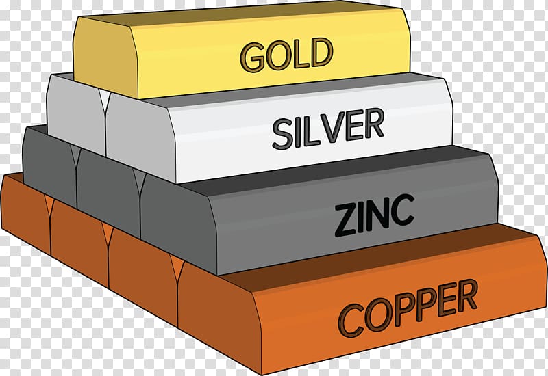 Ingot Copper Silver Metal Gold, ingots transparent background PNG clipart