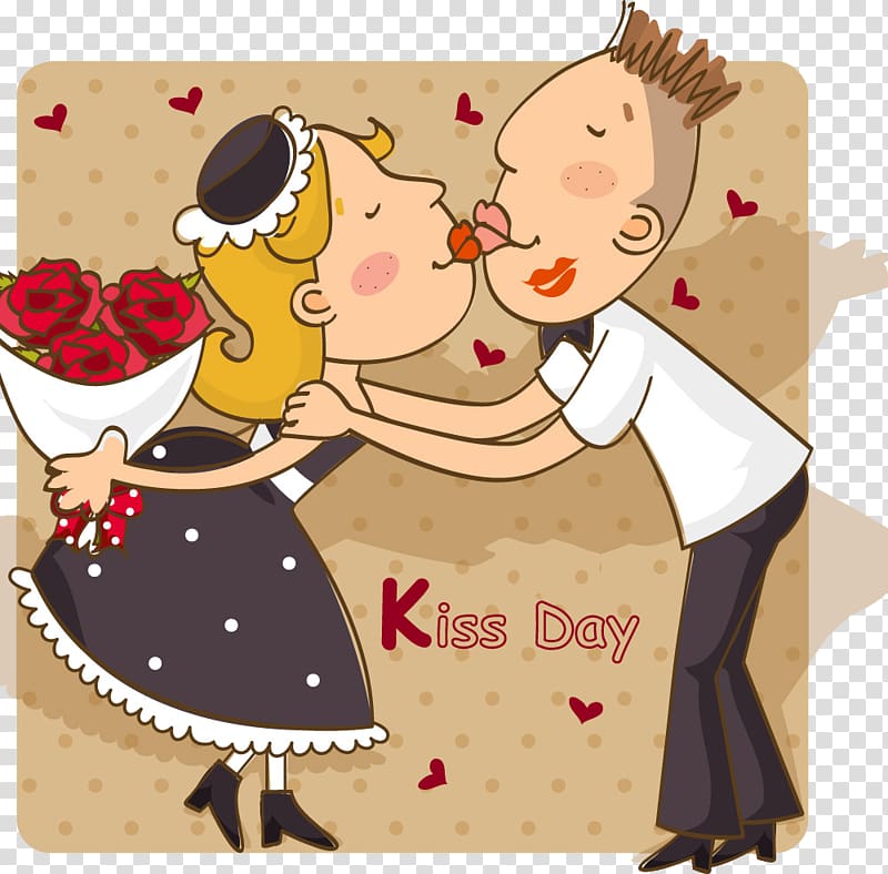 International Kissing Day Valentines Day Intimate relationship Boyfriend, Kiss,Day transparent background PNG clipart