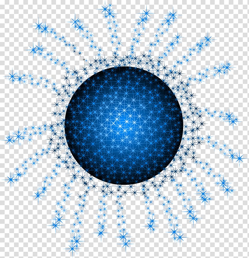 Blue circle light transparent background PNG clipart