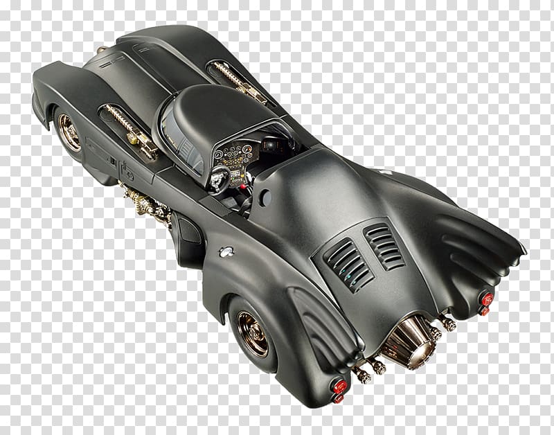 Batmobile Hot Wheels 1:18 scale Die-cast toy, Batman Returns transparent background PNG clipart