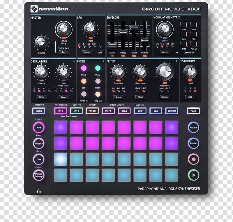 Novation Digital Music Systems Analog synthesizer Music sequencer Sound Synthesizers Paraphony, Sitar transparent background PNG clipart