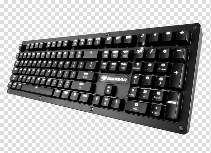 Computer keyboard Cougar Computer mouse Corsair Gaming STRAFE, Computer Mouse transparent background PNG clipart
