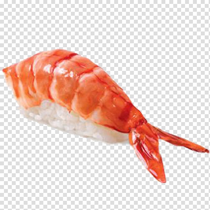 Sushi Caridean Shrimp Japanese Cuisine Tempura Makizushi, sushi transparent background PNG clipart