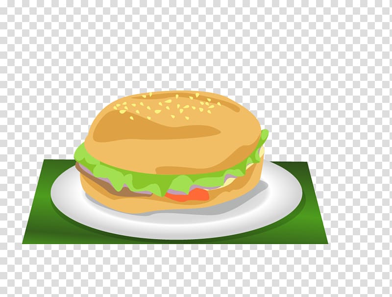 Hamburger Cheeseburger Fast food Chicken sandwich Meatloaf, Food Burger transparent background PNG clipart