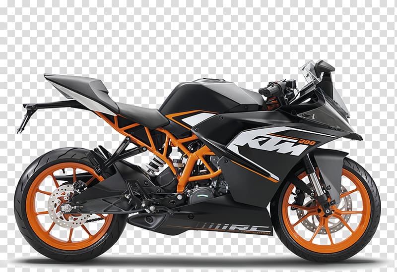 KTM RC 390 Bajaj Auto Motorcycle KTM 200 Duke, motorcycle transparent background PNG clipart