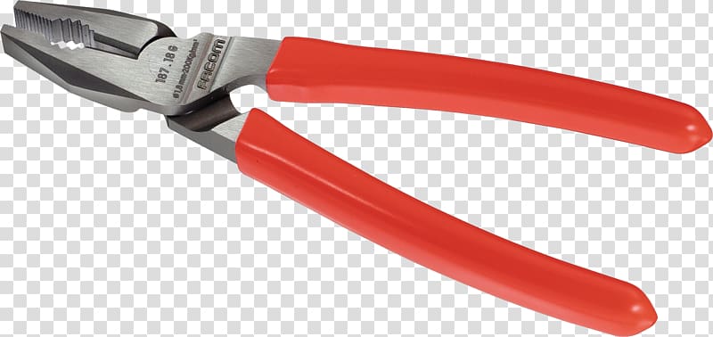 Diagonal pliers Lineman\'s pliers Needle-nose pliers Hand tool, Plier transparent background PNG clipart