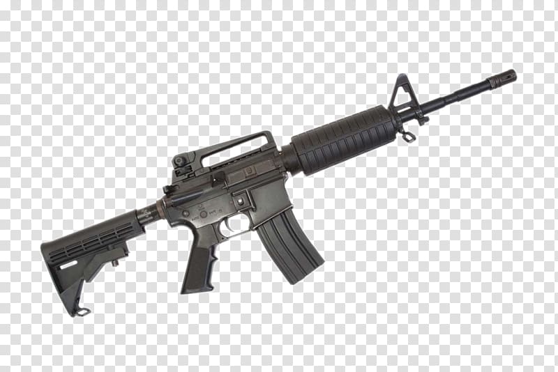 Airsoft gun Firearm Rifle M4 carbine, Military weapons firearms transparent background PNG clipart