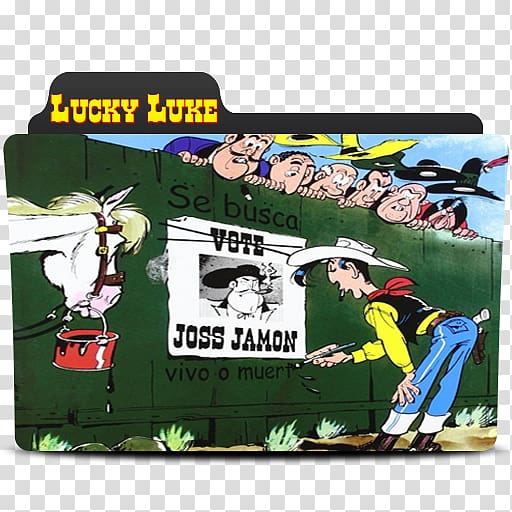 Lucky Luke contre Joss Jamon Technology Brand Cartoon, technology transparent background PNG clipart