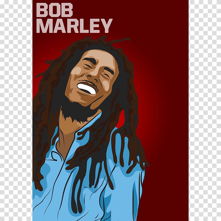 Bob Marley Reggae Poster Art The Wailers, bob marley transparent background PNG clipart