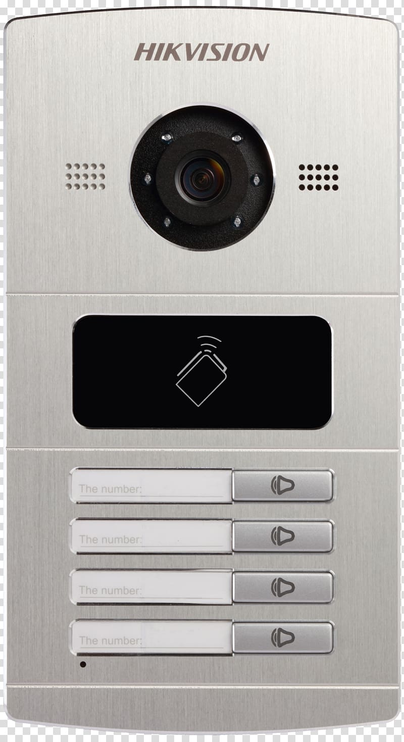 Intercom Nintendo DS Video door-phone Hikvision Closed-circuit television, Camera transparent background PNG clipart