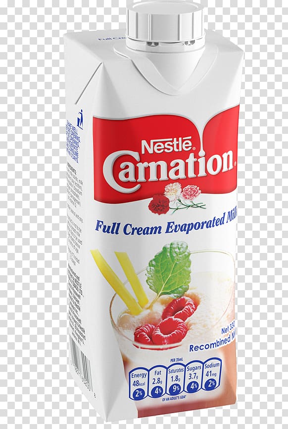 Cream Evaporated milk Coffee Carnation, milk transparent background PNG clipart