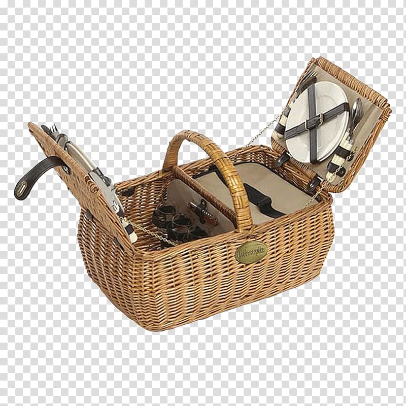 Picnic Baskets Wicker Hamper, picnic basket transparent background PNG clipart