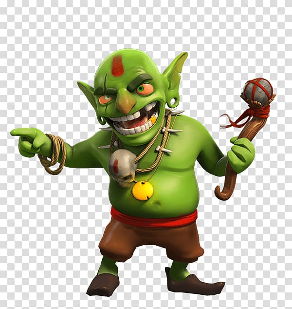 Clash of Clans Green Goblin Clash Royale Boom Beach, Clash of Clans transparent background PNG clipart