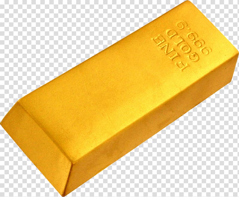 Gold bar Gold nugget Ingot, gold transparent background PNG clipart