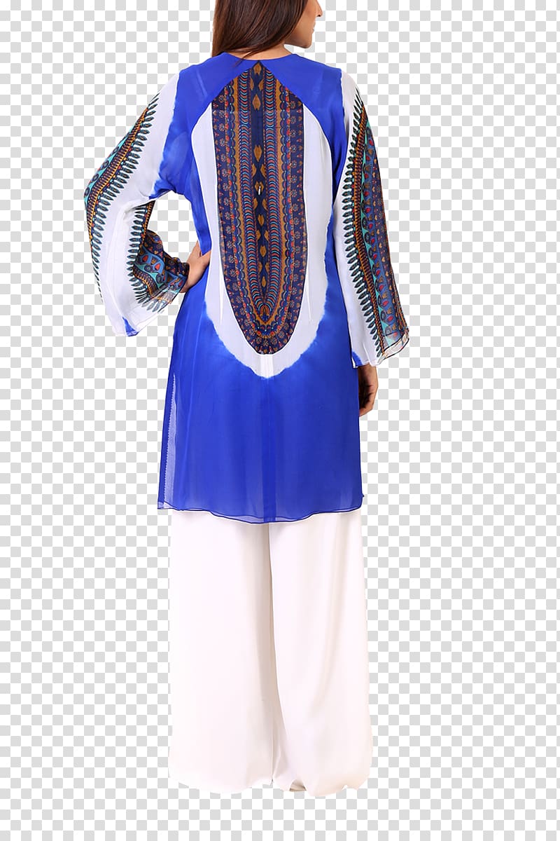 Clothing Costume design Cobalt blue Electric blue, ethnic style transparent background PNG clipart