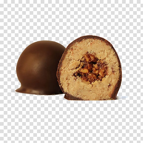 Chocolate truffle Praline Chocolate balls Mozartkugel Bonbon, peanut butter transparent background PNG clipart