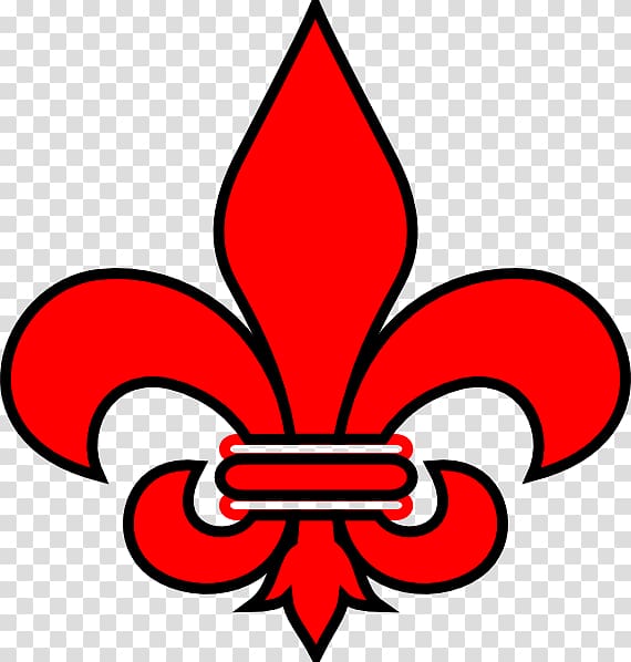Fleur-de-lis New Orleans Saints Red , free fleur de lis transparent background PNG clipart
