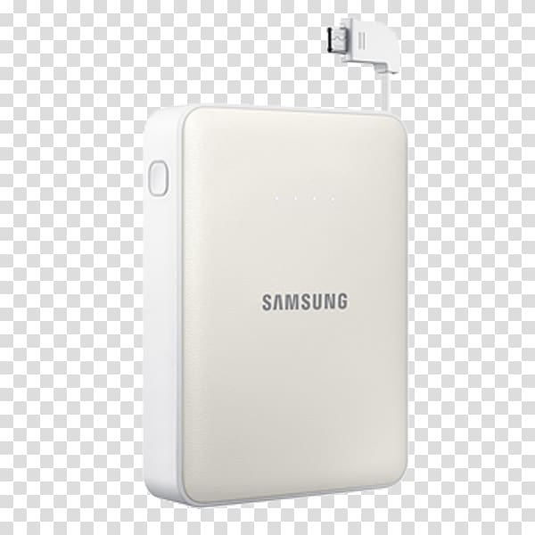 Battery charger Odessa Power bank Samsung Group, orange and white transparent background PNG clipart