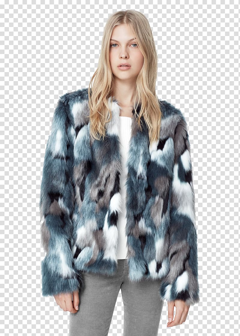 Fake fur Fur clothing Overcoat Jacket, fur transparent background PNG clipart