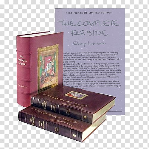 The Complete Far Side The Prehistory of The Far Side Comics Book, book transparent background PNG clipart