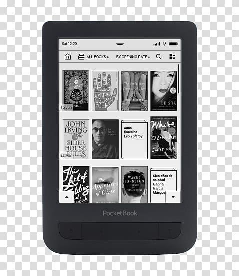 eBook reader 15.2 cm PocketBookTOUCH HD E-Readers Pocketbook Touch HD Hardware/Electronic PocketBook International eBook reader 15.2 cm PocketBookTouch Lux, Management Models Pocketbook transparent background PNG clipart