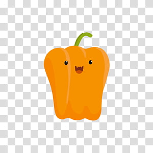 Apple , Yellow cartoon expression pepper transparent background PNG clipart thumbnail