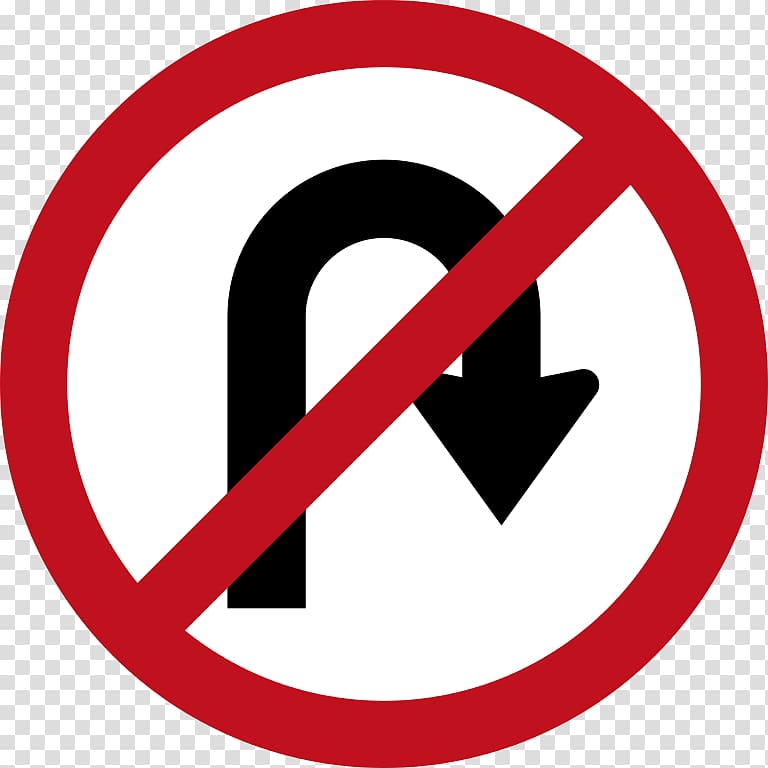 U-turn Traffic sign Road signs in Australia, Printable Handicap Parking Signs transparent background PNG clipart