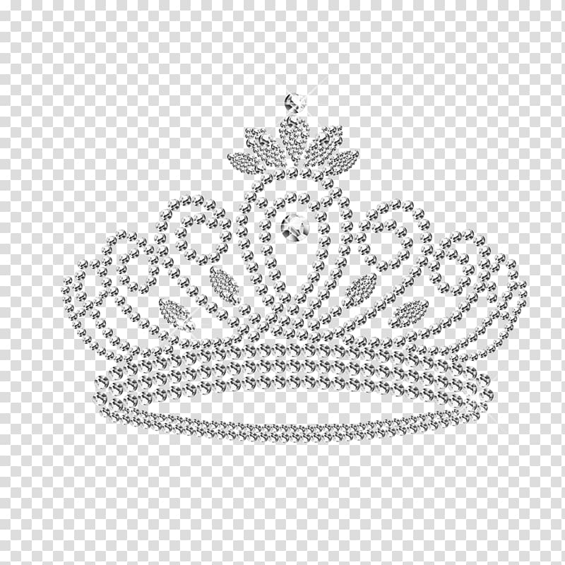 Creative design white crown transparent background PNG clipart