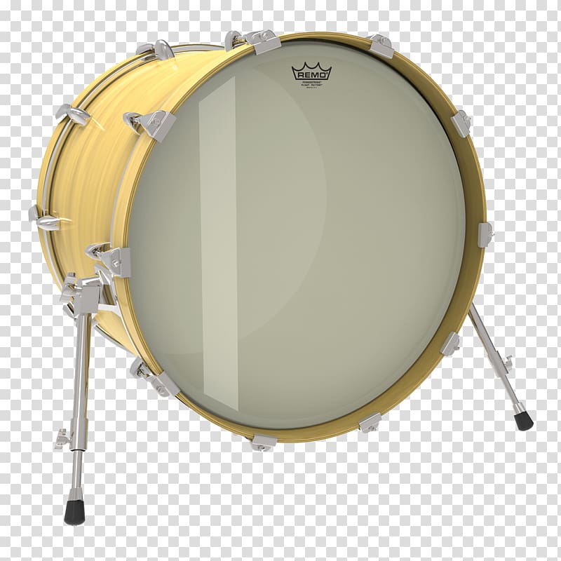 Remo Drumhead FiberSkyn Bass Drums, drum transparent background PNG clipart