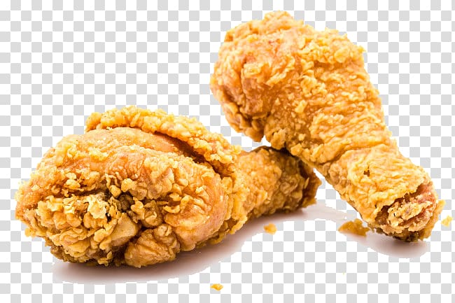 two fried chickens, Crispy fried chicken Buffalo wing Chicken meat Chicken nugget, Fried chicken transparent background PNG clipart