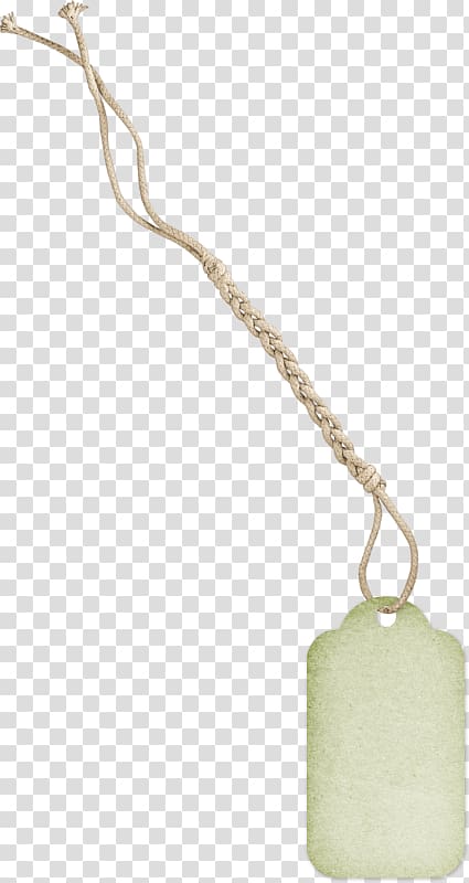 rectangular grey pendant , Rope Hemp Twine Yarn, Twine tag transparent background PNG clipart