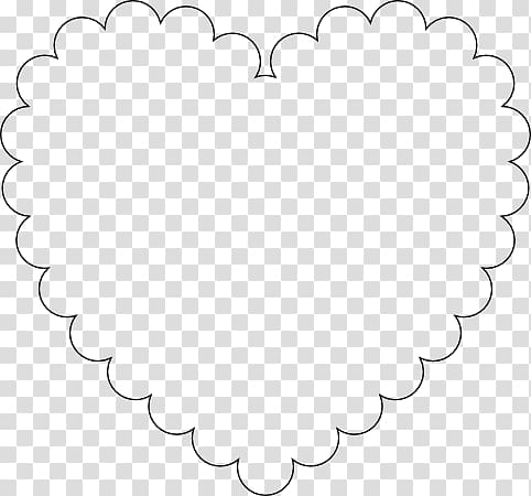 Heart Silhouette White , heart transparent background PNG clipart