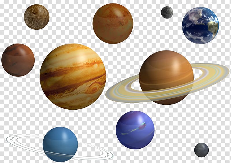 planets , The Nine Planets Solar System Saturn , solar transparent background PNG clipart