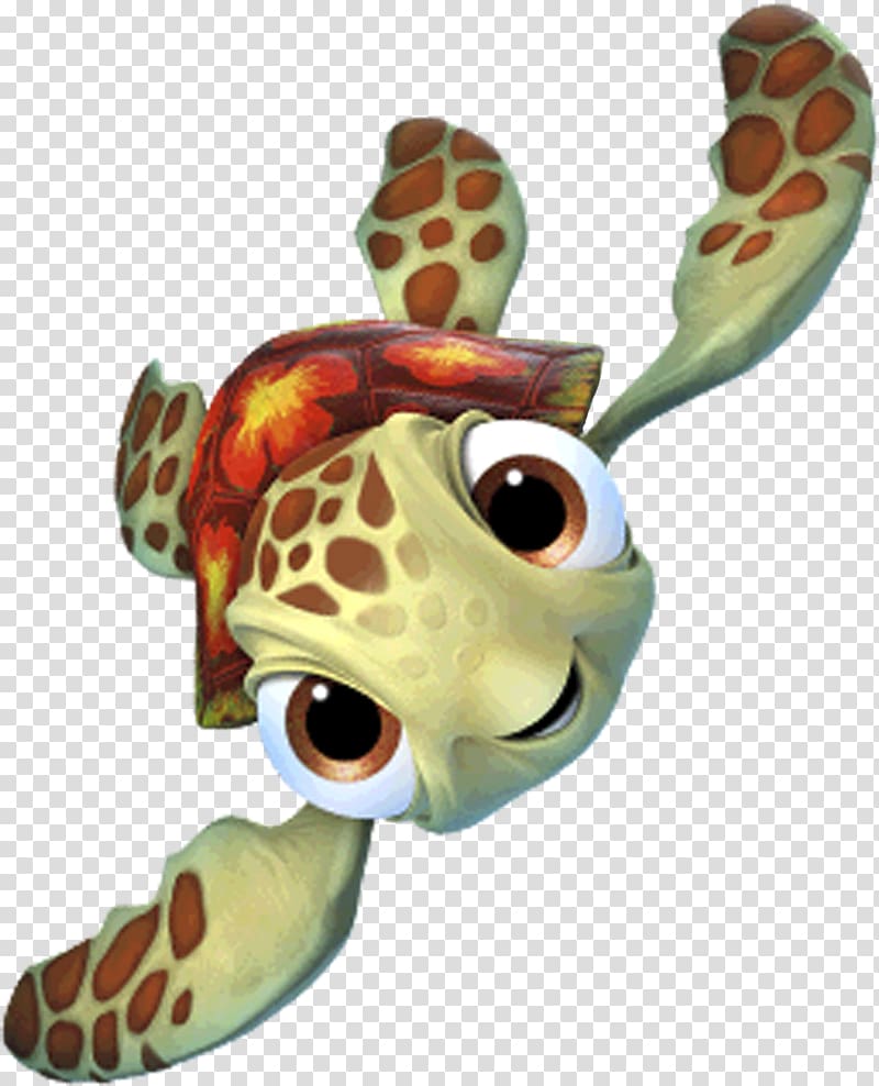 green and red turtle illustration, Nemo Dory Squirt Animation , turtle transparent background PNG clipart