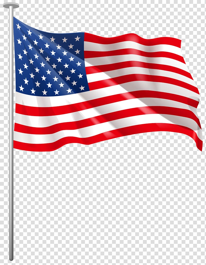USA flag illustration, Flag of the United States Scalable Graphics , USA Waving Flag transparent background PNG clipart