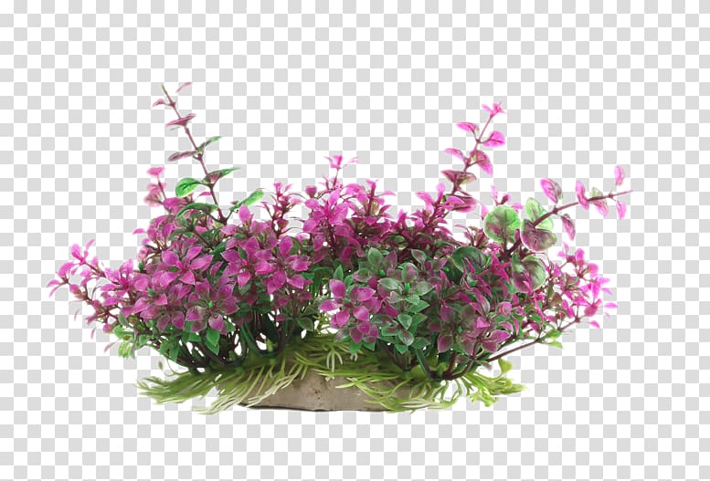 pink petaled flowers, Aquarium Gardening Landscaping, Aquarium landscaping decorations fake plastic flowers transparent background PNG clipart