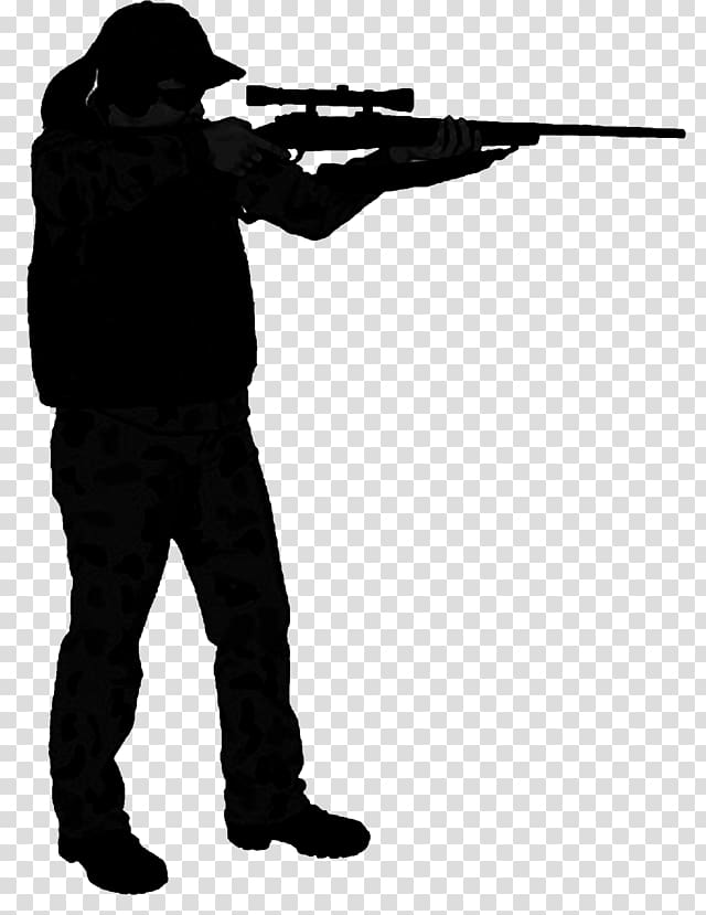 Hunter Field Target Sniper rifle Silhouette Marksman, sniper rifle transparent background PNG clipart