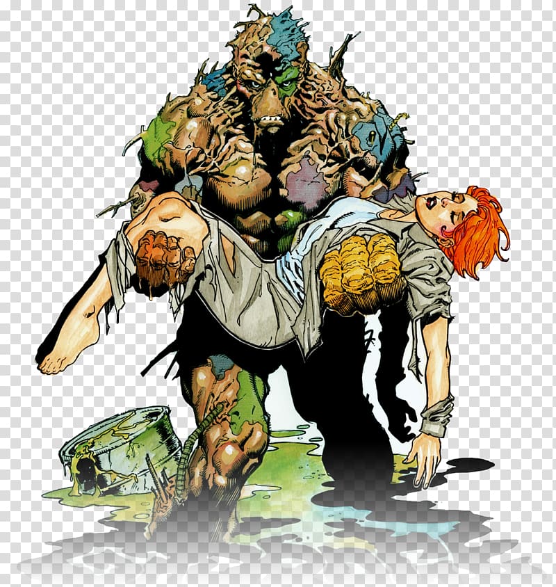 Weird Worlds Swamp Thing Comics Man-Thing Waste collector, dc comics transparent background PNG clipart