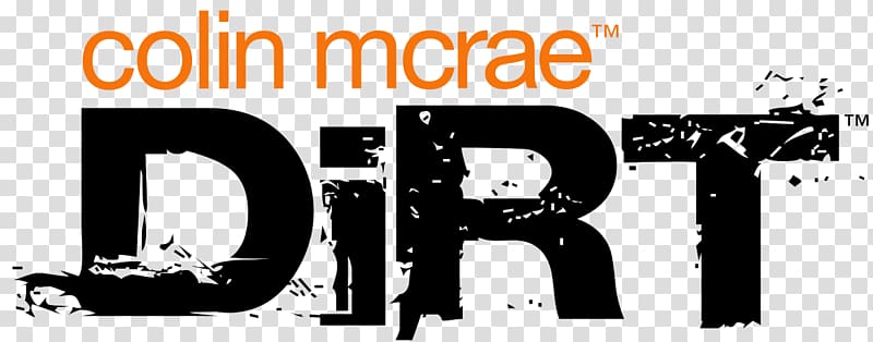 Colin McRae: Dirt Logo Video Games Brand Xbox 360, transparent background PNG clipart