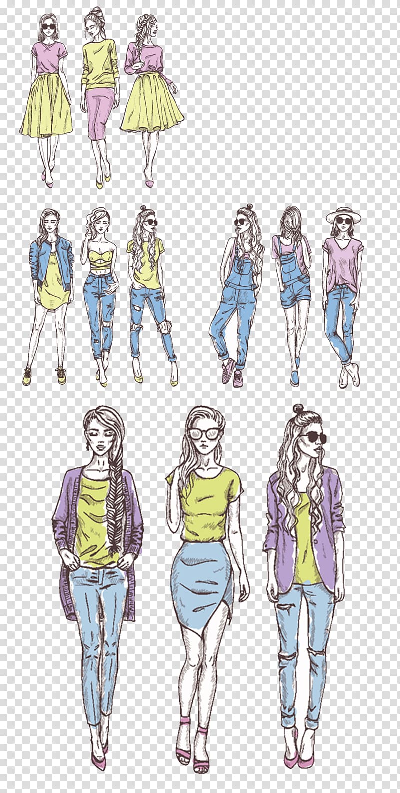 Fashion Model, Women Fashion transparent background PNG clipart