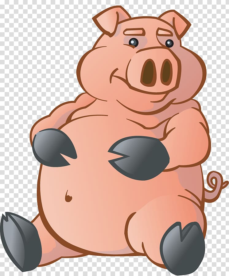Pig Cartoon , piglet transparent background PNG clipart