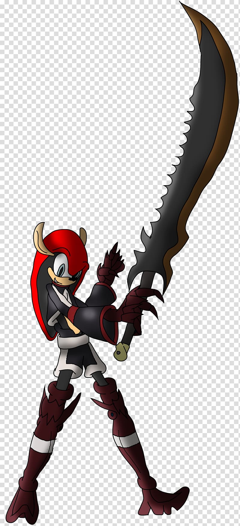 Sword Cartoon Demon Legendary creature, Sword transparent background PNG clipart