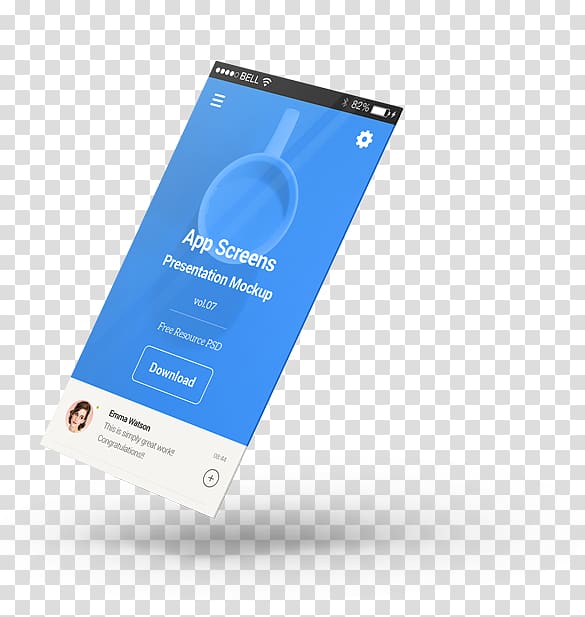 Mockup Smartphone, design transparent background PNG clipart