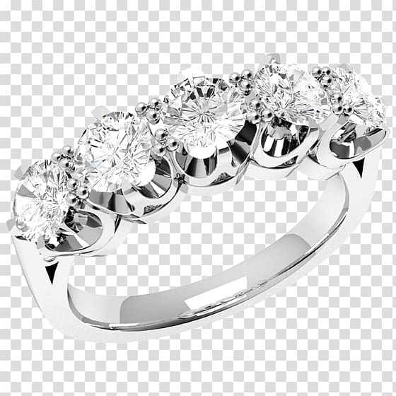 Eternity ring Moissanite Brilliant Engagement ring, eternity diamond rings women transparent background PNG clipart